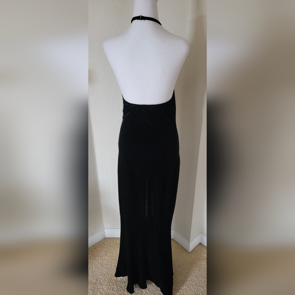 Custom-made Halter Crystal Embellished Bodycon Sexy Cocktail Dress, size M/L - Picture 7 of 12